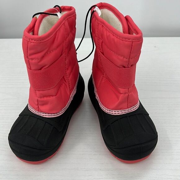 Cat & Jack salmon waterproof warm winter boots 7 - Picture 1 of 7